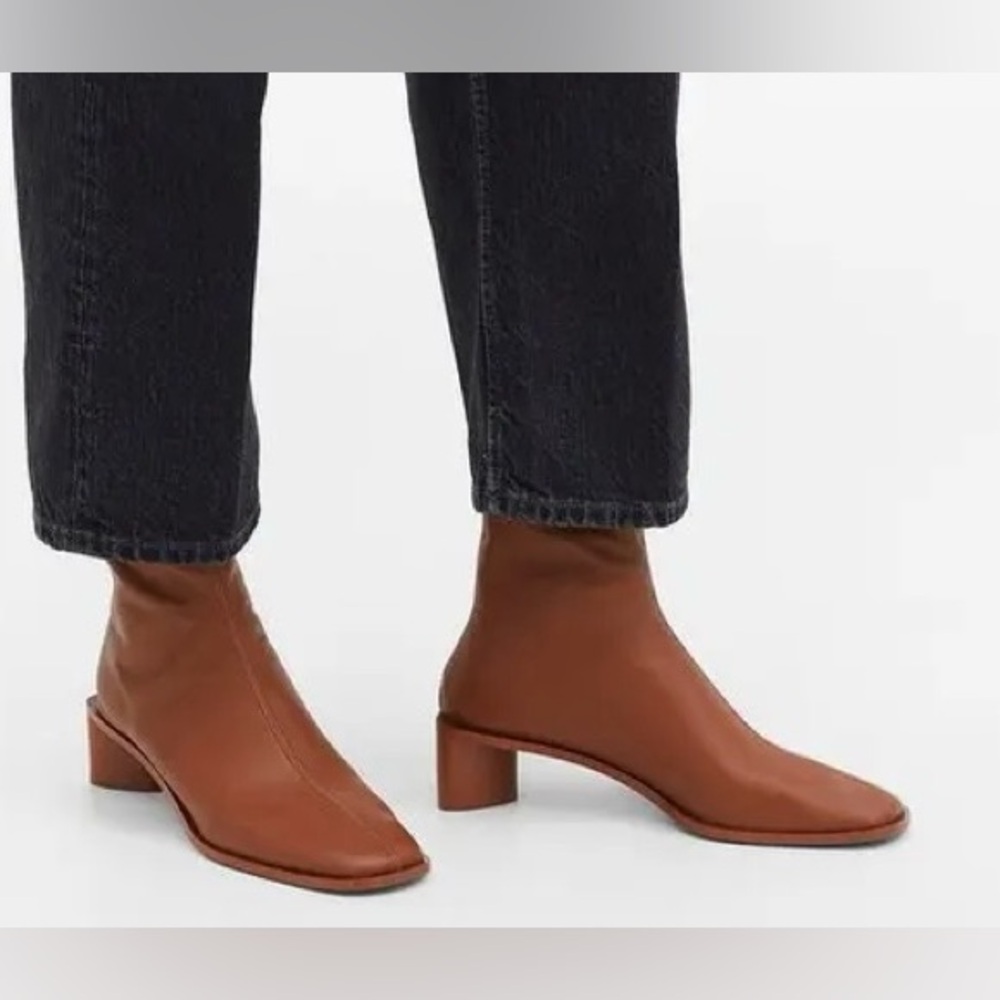 Acne Studios Branded leather boots rust brown/rust brown Size 37/6.5 Brand New